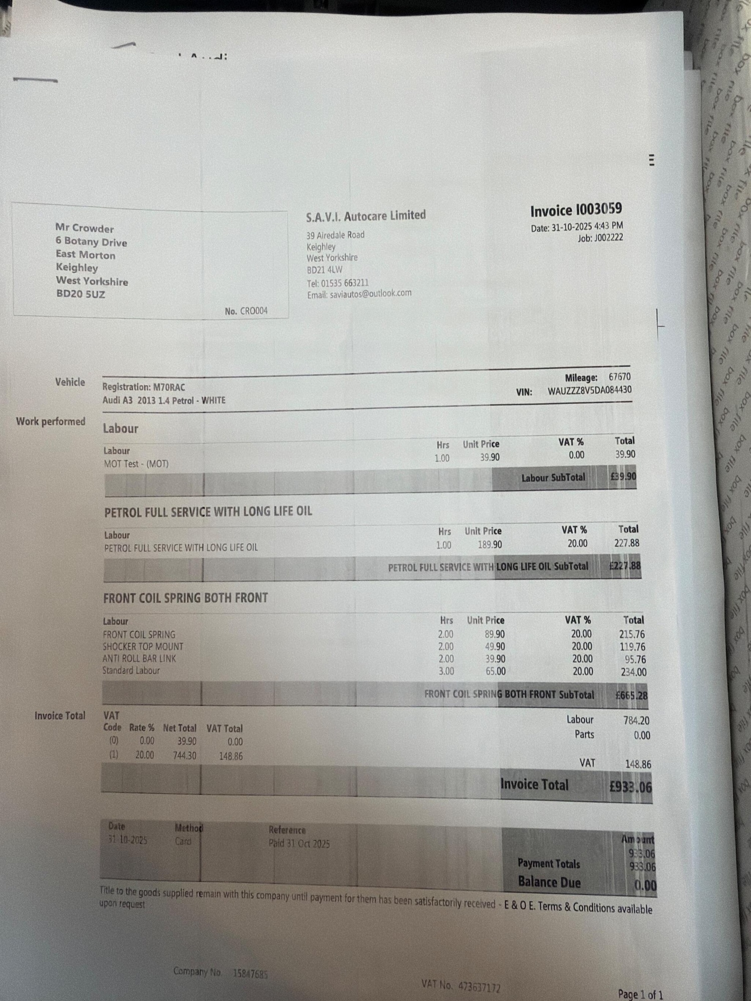 Used Audi A3 for sale - 76918544: Photo 33