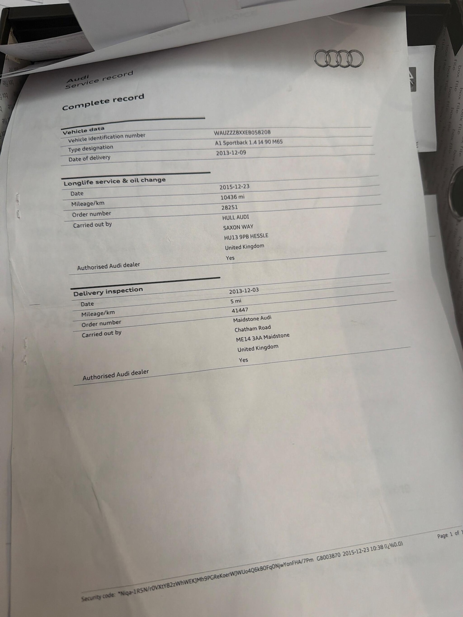 Used Audi A1 2013 for sale - 76701956: Photo 30