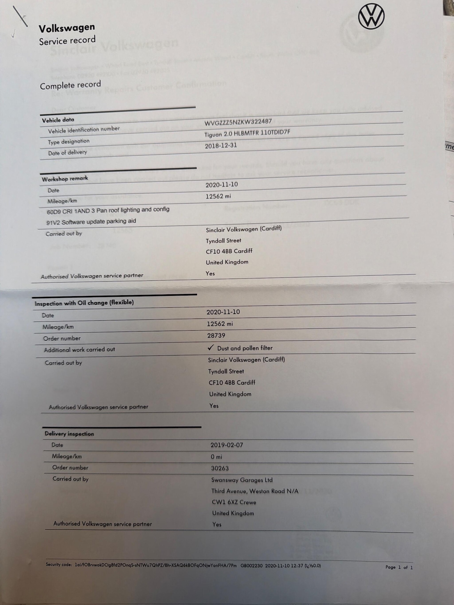 Used Volkswagen Tiguan 2018 for sale - 76550097: Photo 34