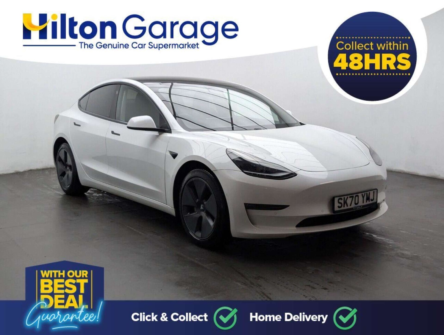 Used Tesla Model 3 2020 for sale - 77713555: Photo 2