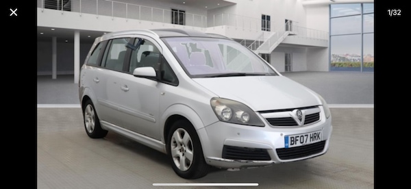 Used Vauxhall Zafira 2007 for sale - 76258961: Photo 1