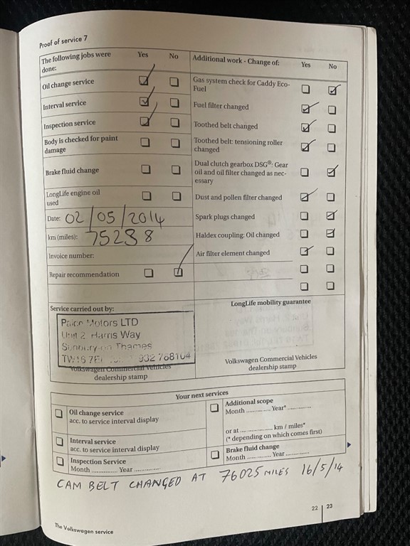 Used Volkswagen Caddy Maxi 2010 for sale - 77100583: Photo 17