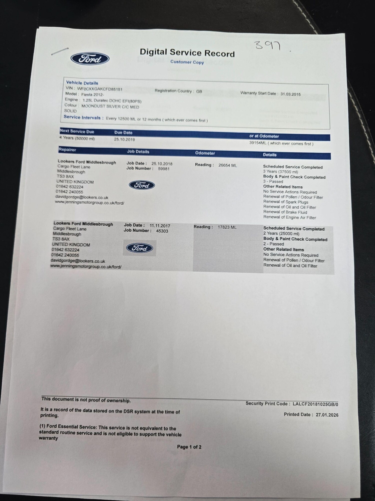 Used Ford Fiesta 2015 for sale - 77351864: Photo 24
