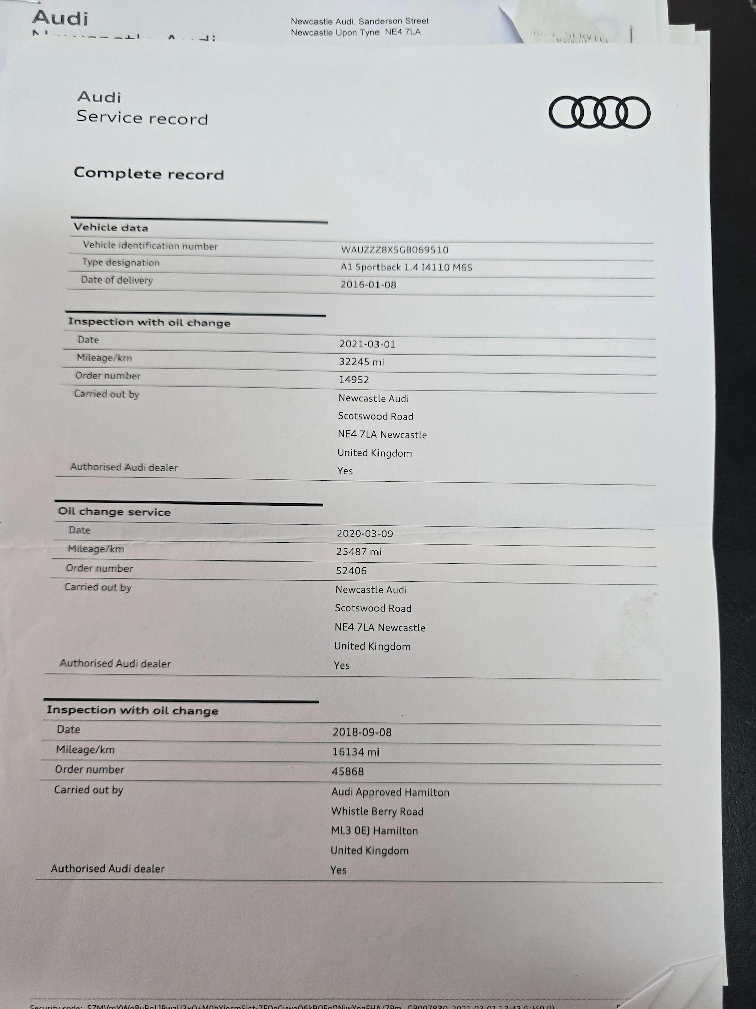 Used Audi A1 2016 for sale - 77351414: Photo 38