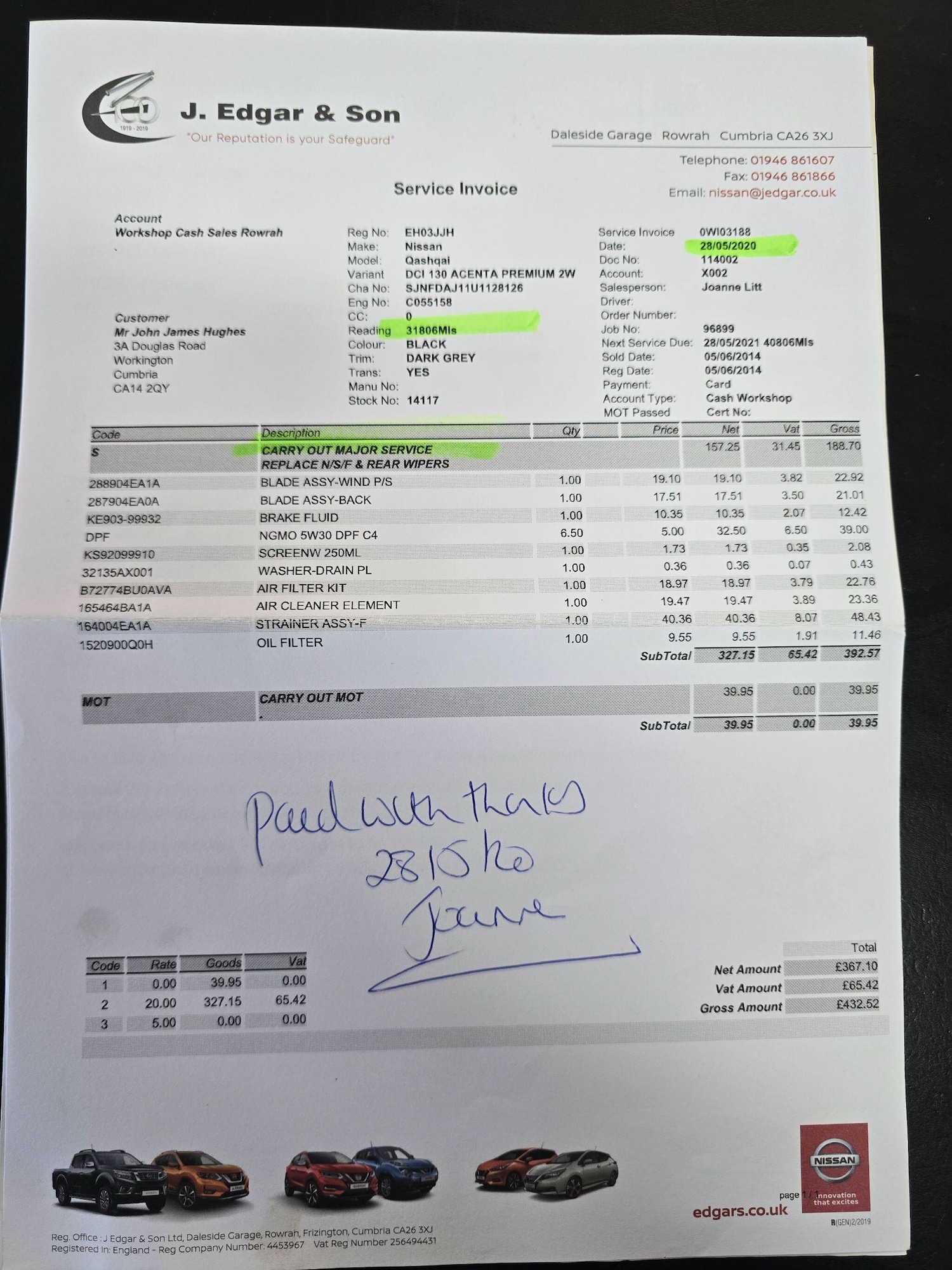 Used Nissan Qashqai 2014 for sale - 76689286: Photo 27