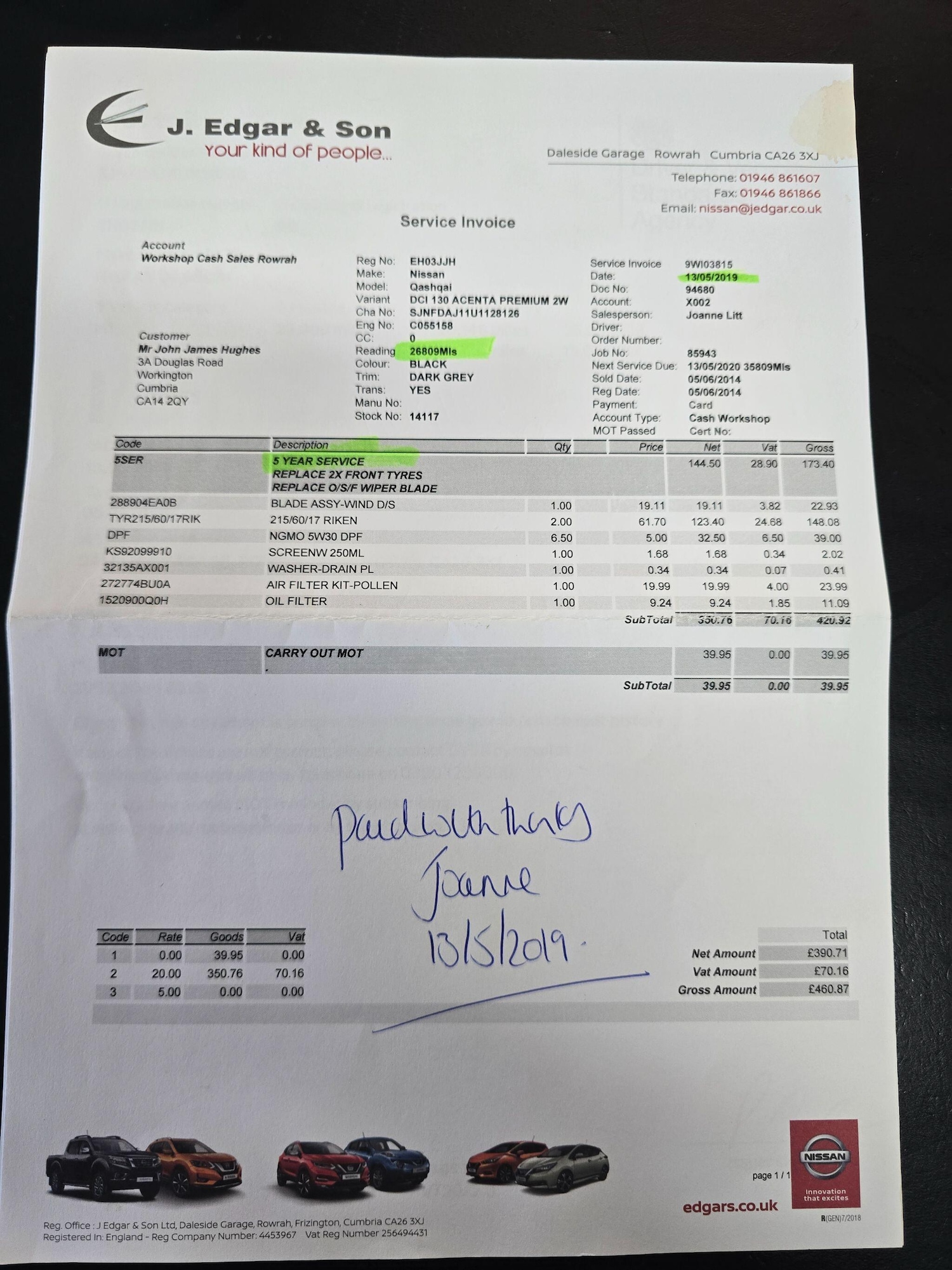 Used Nissan Qashqai 2014 for sale - 76689286: Photo 28