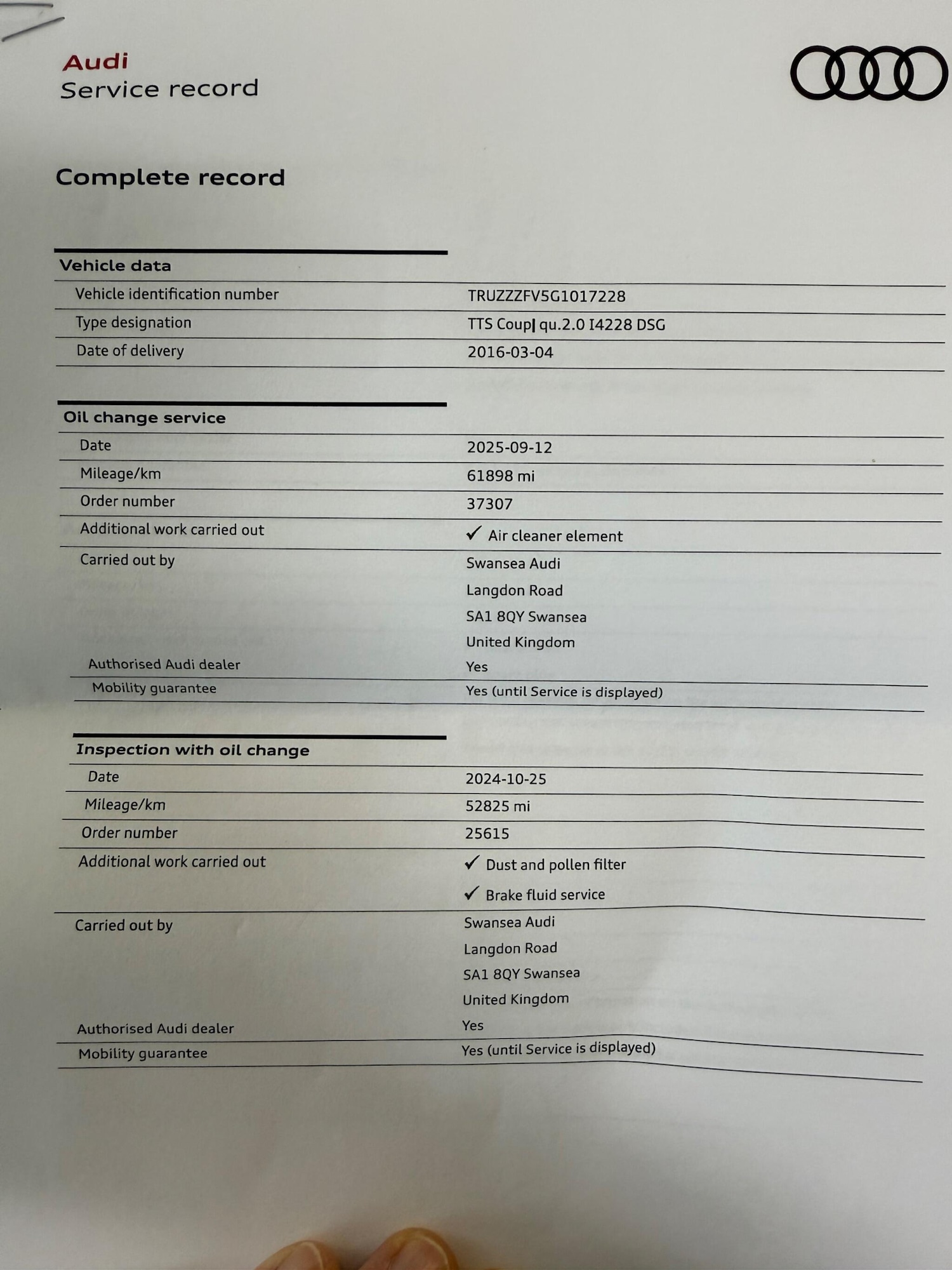 Used Audi TT 2016 for sale - 77396286: Photo 9