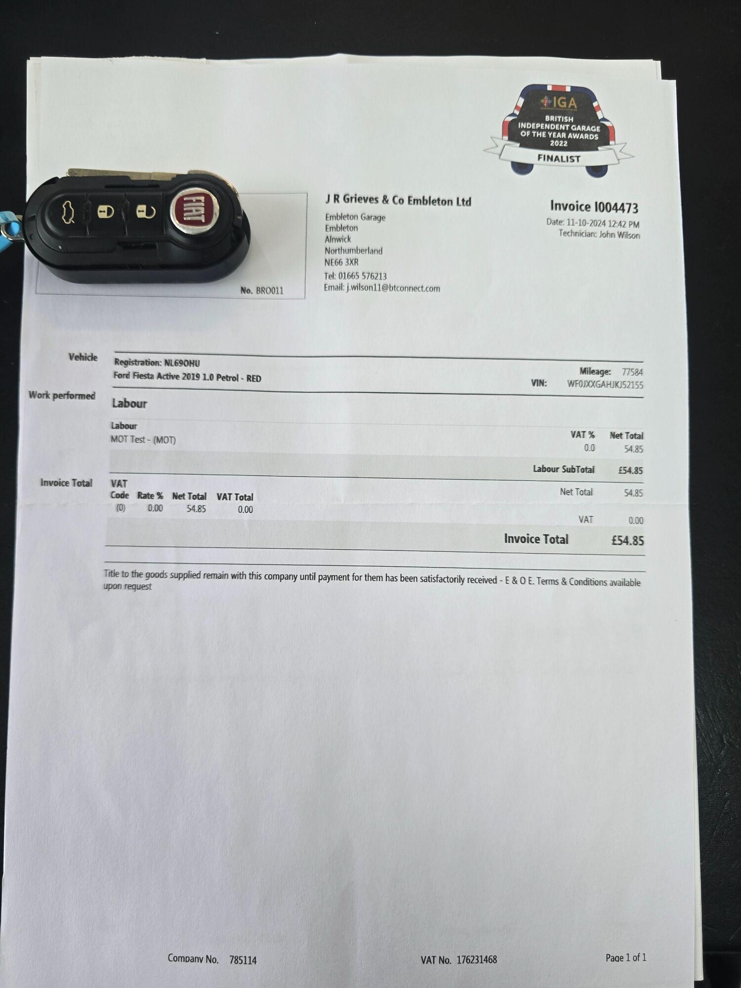 Used Ford Fiesta 2019 for sale - 76634054: Photo 14