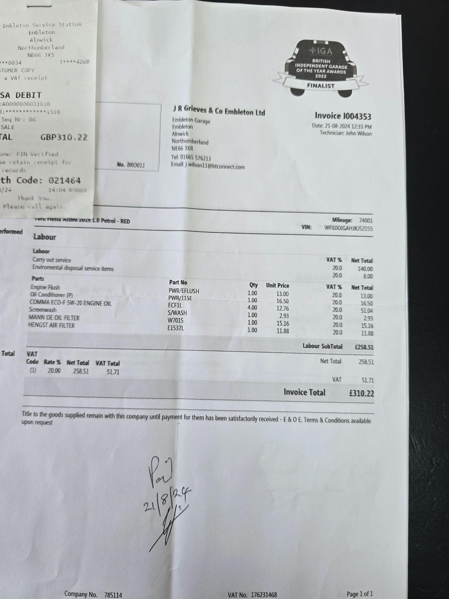 Used Ford Fiesta 2019 for sale - 76634054: Photo 15