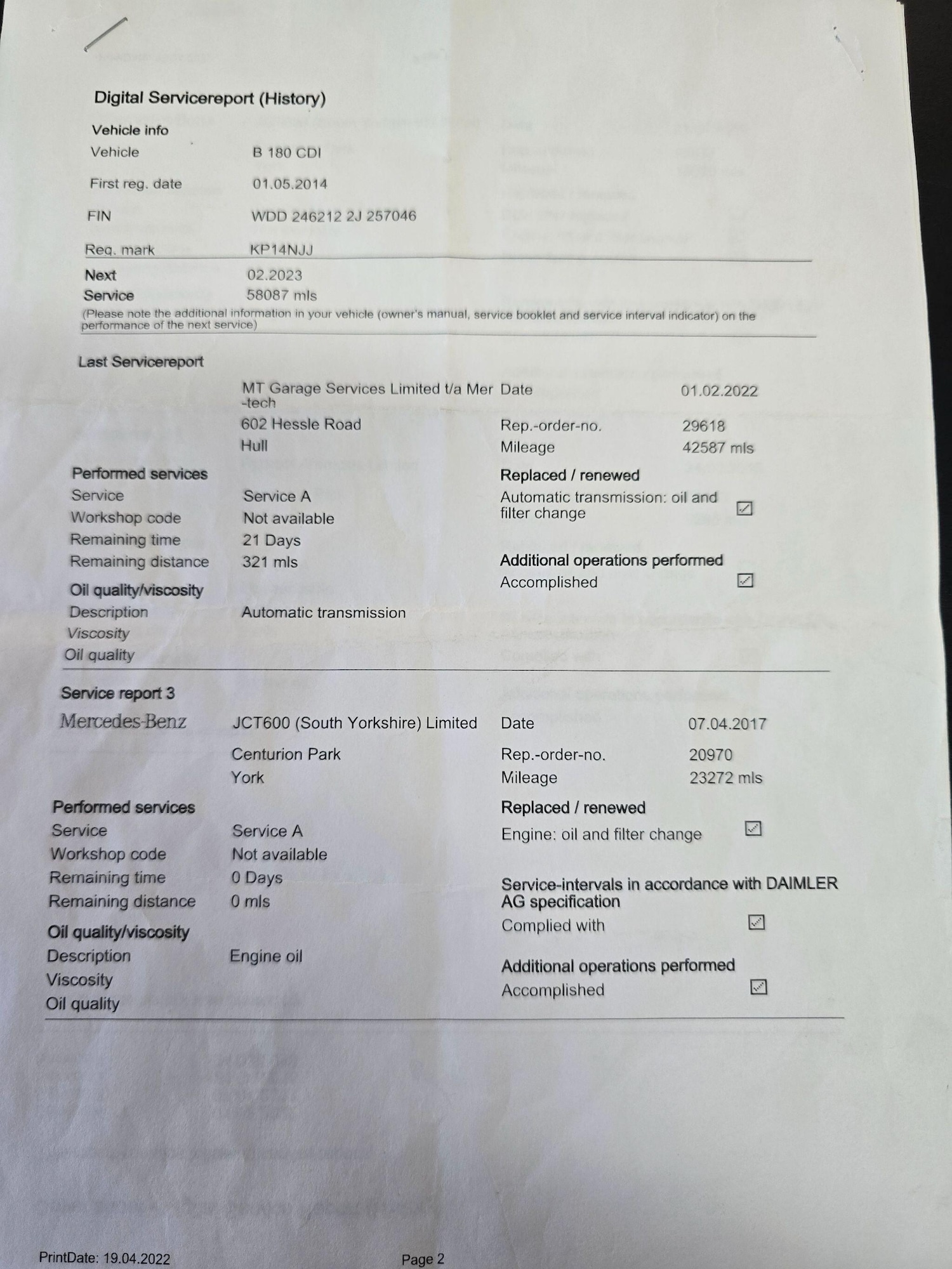 Used Mercedes-Benz B Class 2014 for sale - 76689943: Photo 18