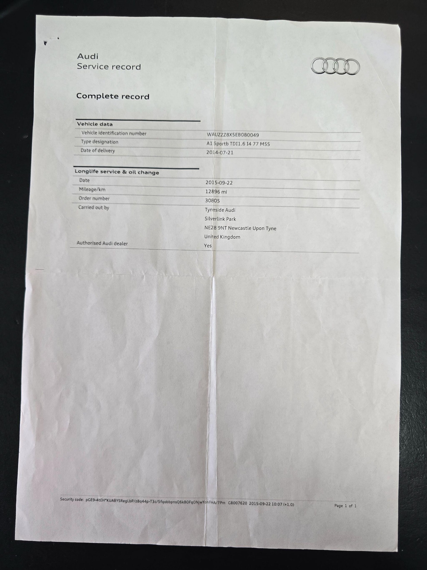 Used Audi A1 for sale - 77784548: Photo 20