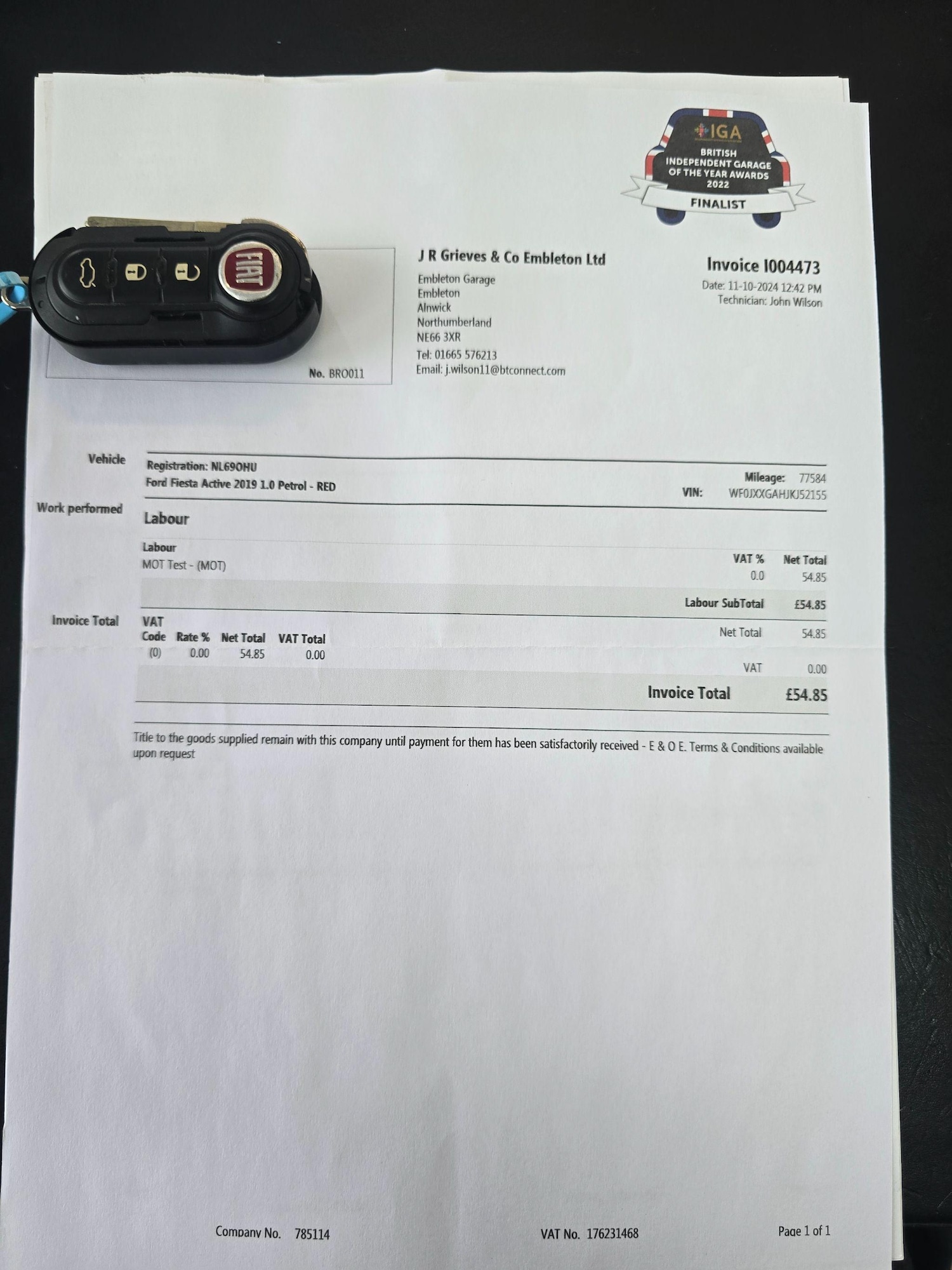 Vehicle 14