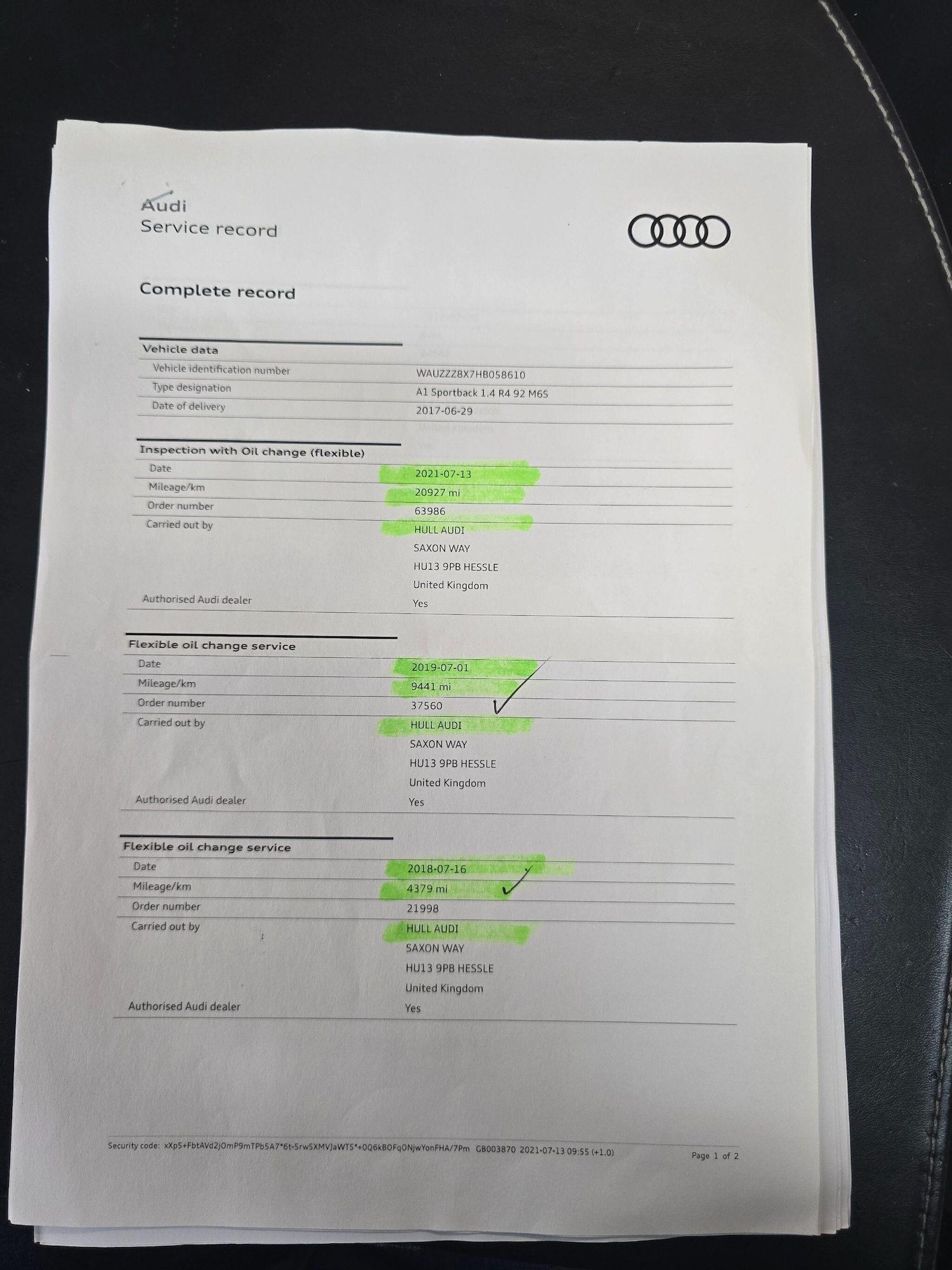 Used Audi A1 2017 for sale - 76728464: Photo 22