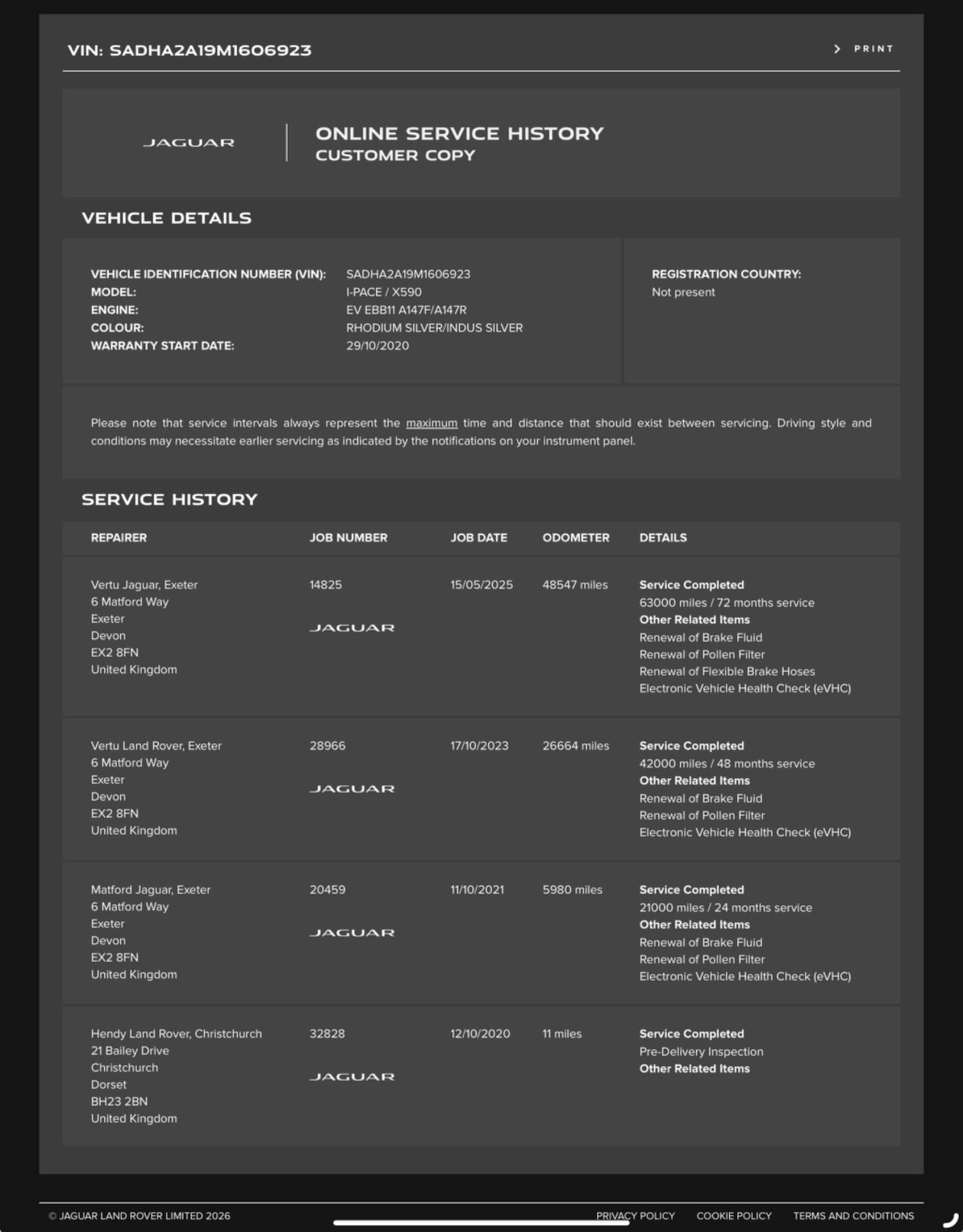 Used Jaguar I-Pace 2020 for sale - 77094196: Photo 10