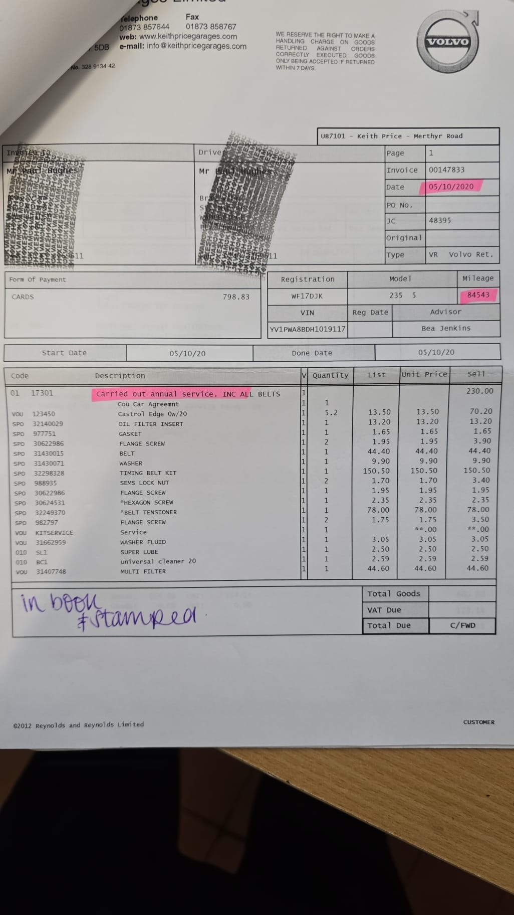 Used Volvo V90 2017 for sale - 77271924: Photo 17