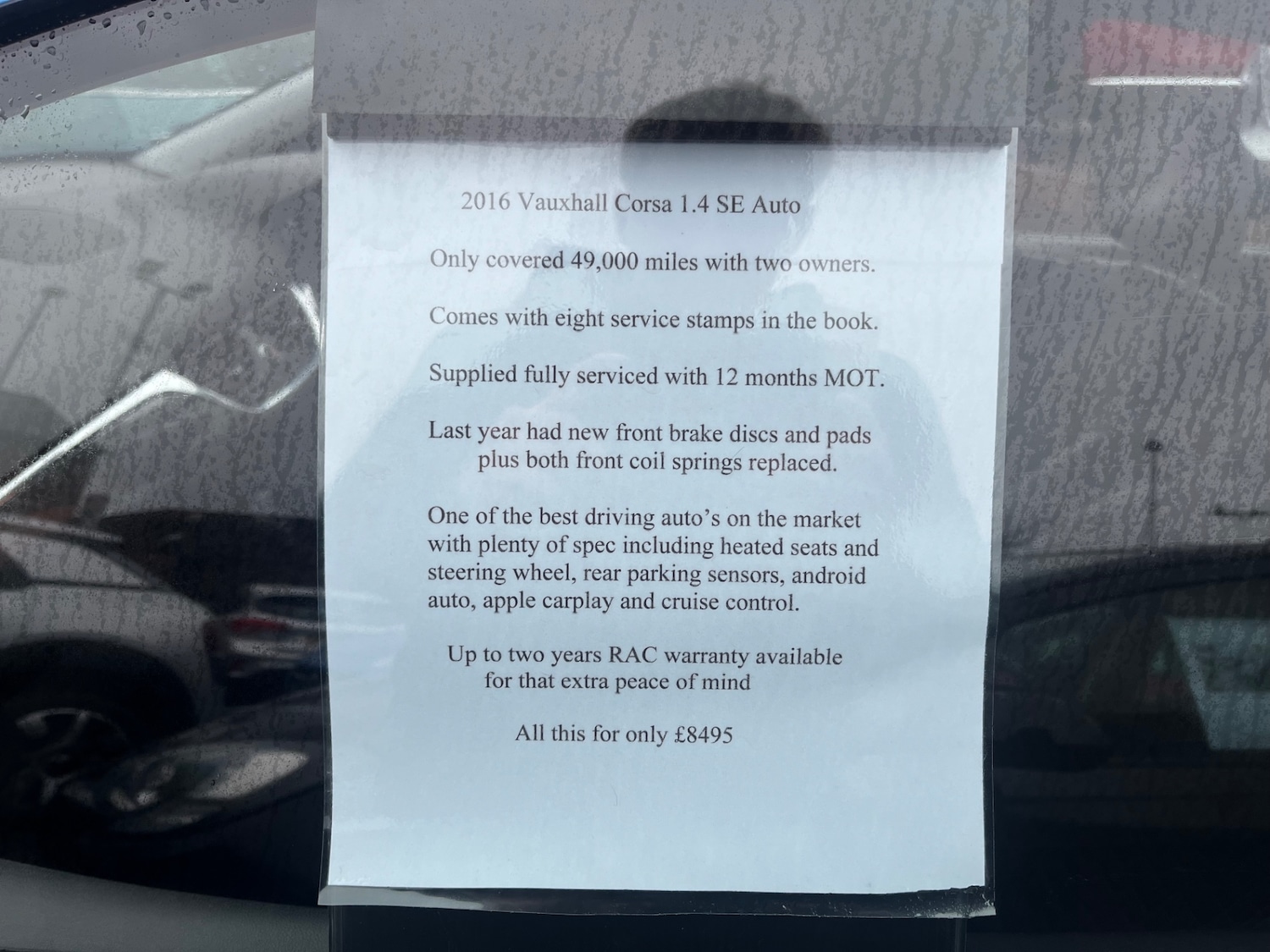 Used Vauxhall Corsa 2016 for sale - 77592000: Photo 22