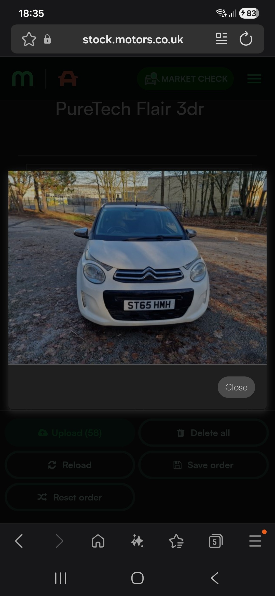 Used Citroen C1 2015 for sale - 78018061: Photo 2