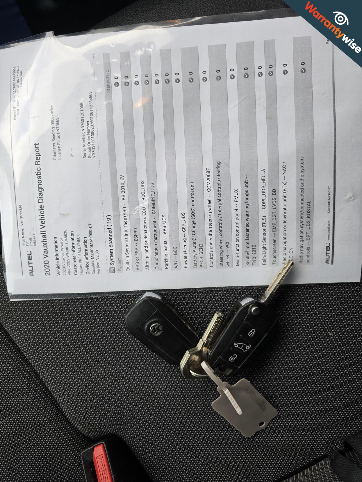 Used Vauxhall Vivaro 2020 for sale - 77264772: Photo 61