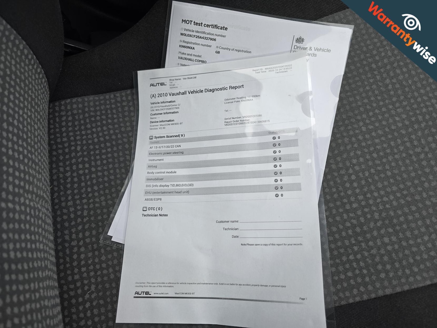 Used Vauxhall Combo 2010 for sale - 77371089: Photo 32