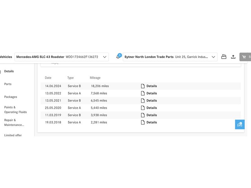 Used Mercedes-Benz SLC 2017 for sale - 76461143: Photo 54