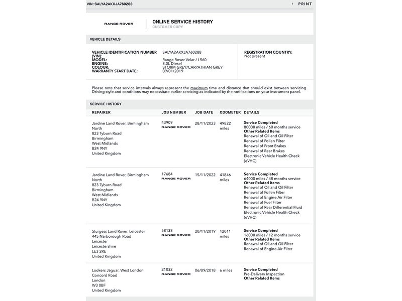 Used Land Rover Range Rover Velar 2019 for sale - 77864458: Photo 15