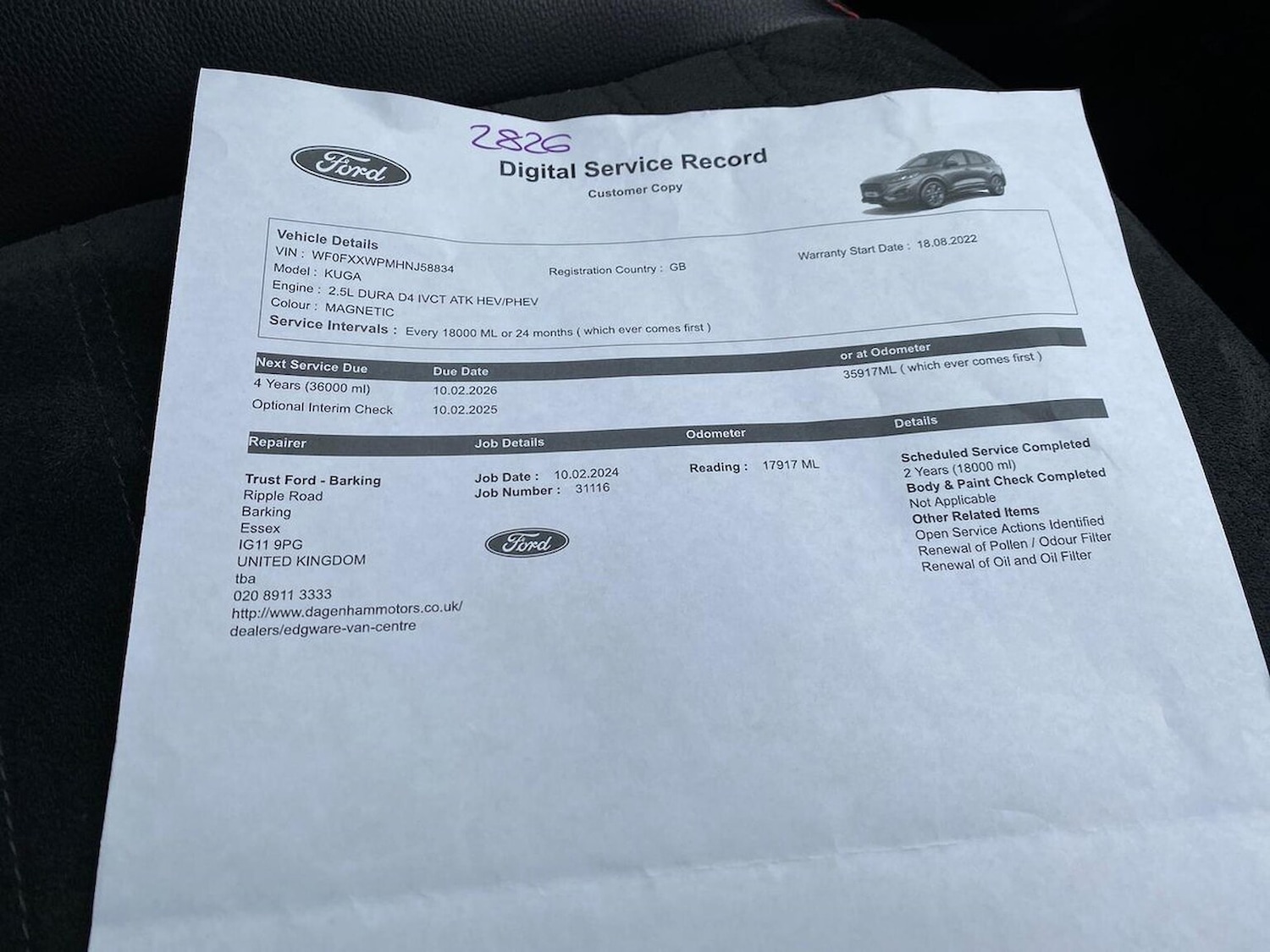 Used Ford Kuga 2022 for sale - 76566564: Photo 39