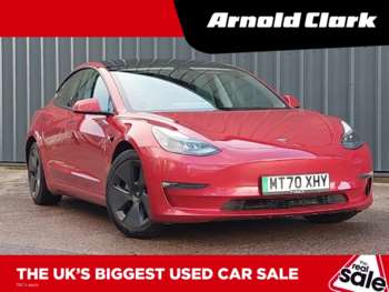 used red tesla model 3