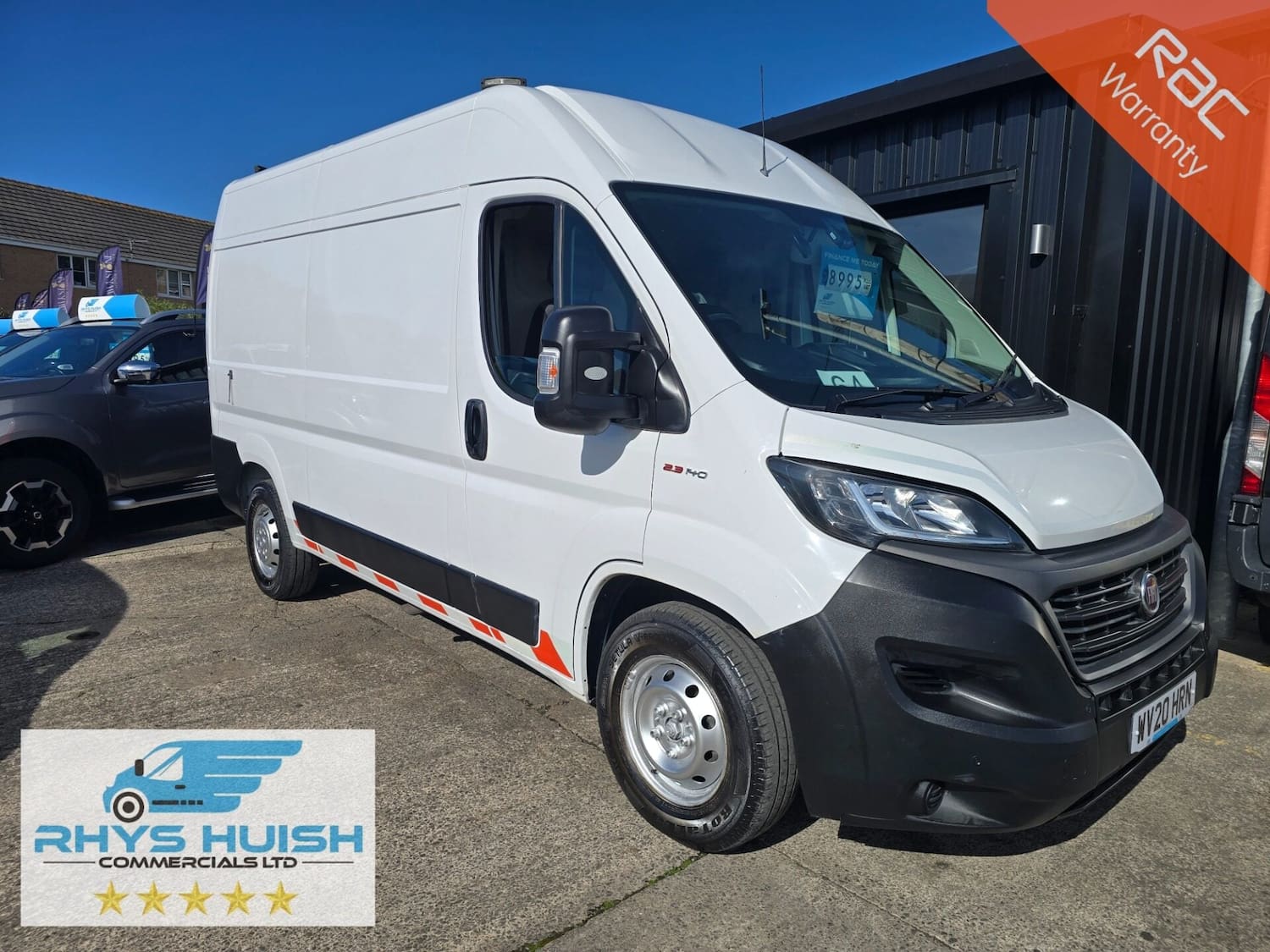 2020 20 FIAT DUCATO 2.3 Multijet High Roof Van 140