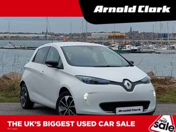 white renault zoe