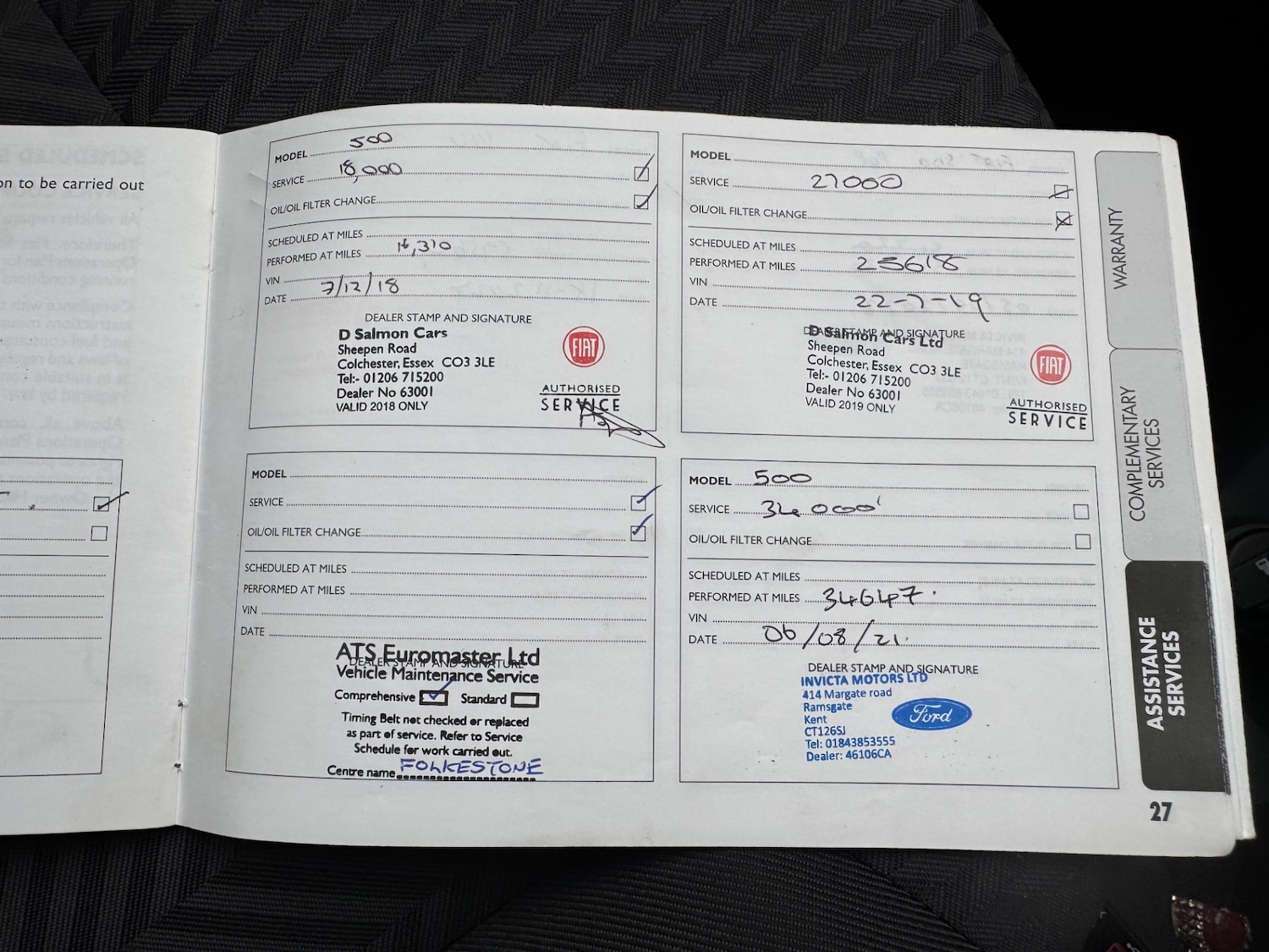 Used Fiat 500 2017 for sale - 76287021: Photo 19