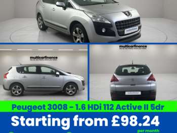 Peugeot, 3008 2010 (10) 1.6 HDi Active 5dr Automatic - 47k miles - recent cambelt - see video