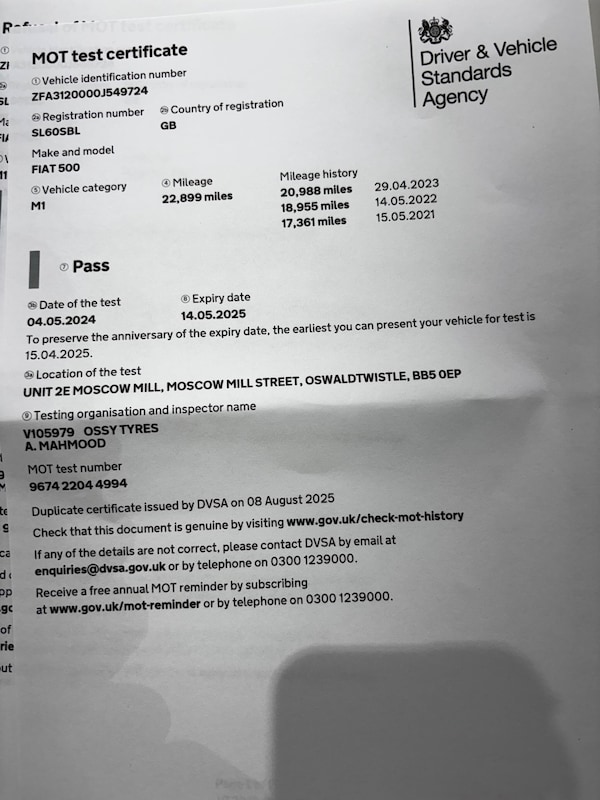 Used Fiat 500 2016 for sale - 75601350: Photo 17