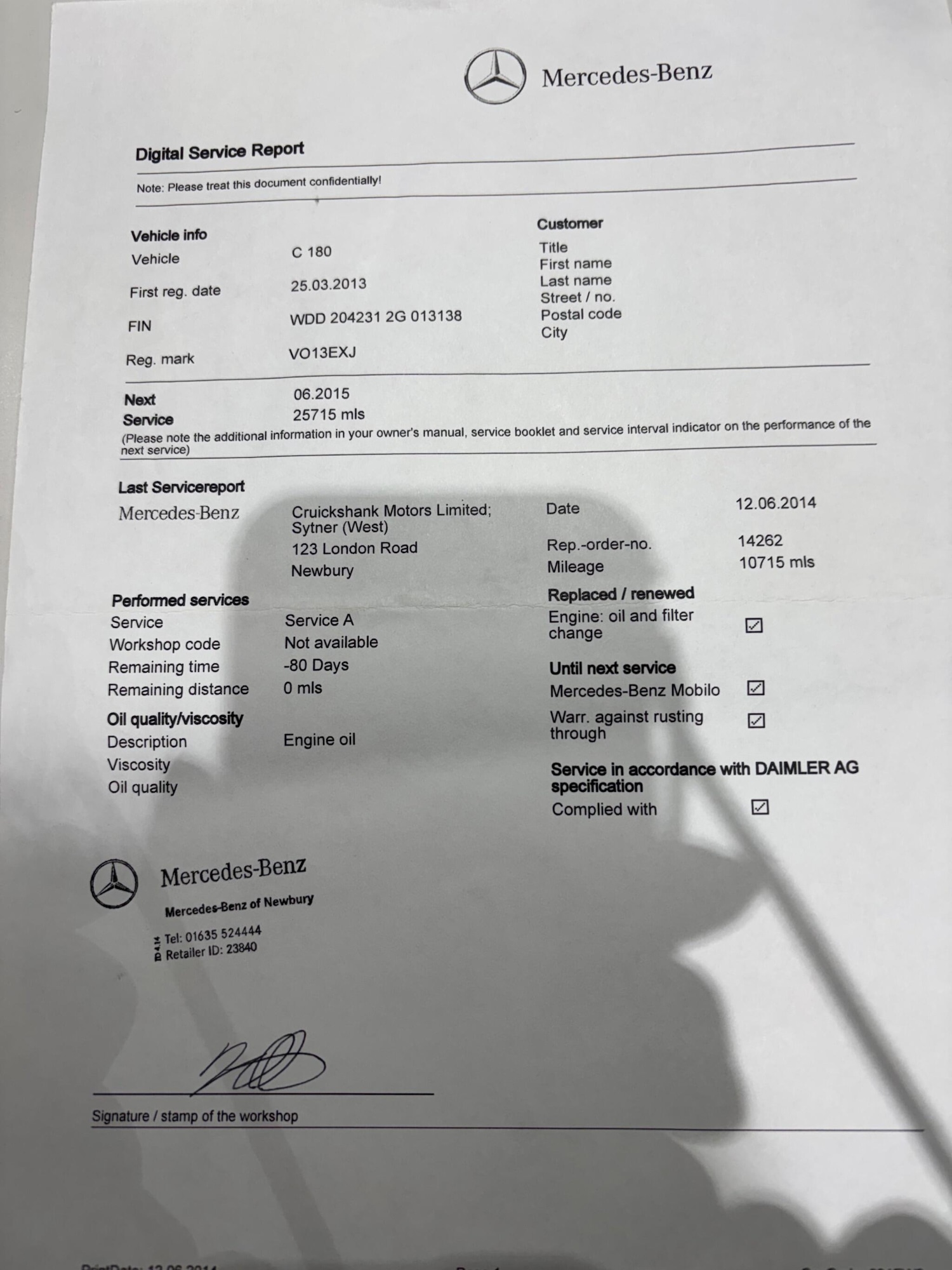 Used Mercedes-Benz C Class 2013 for sale - 77550566: Photo 19