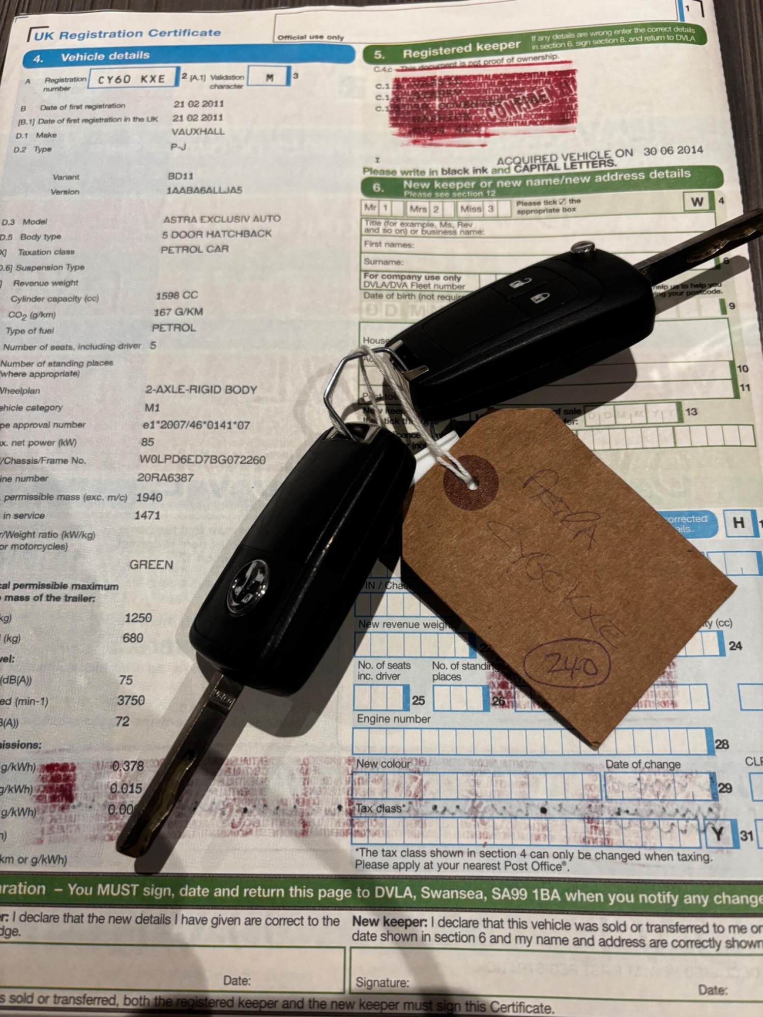 Used Vauxhall Astra 2011 for sale - 76855711: Photo 4