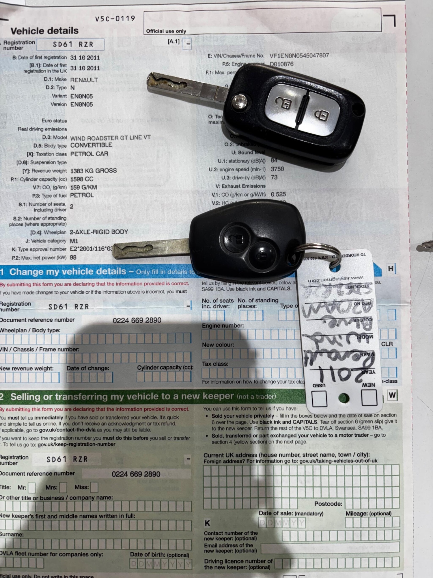 Used Renault Wind 2011 for sale - 76095229: Photo 18