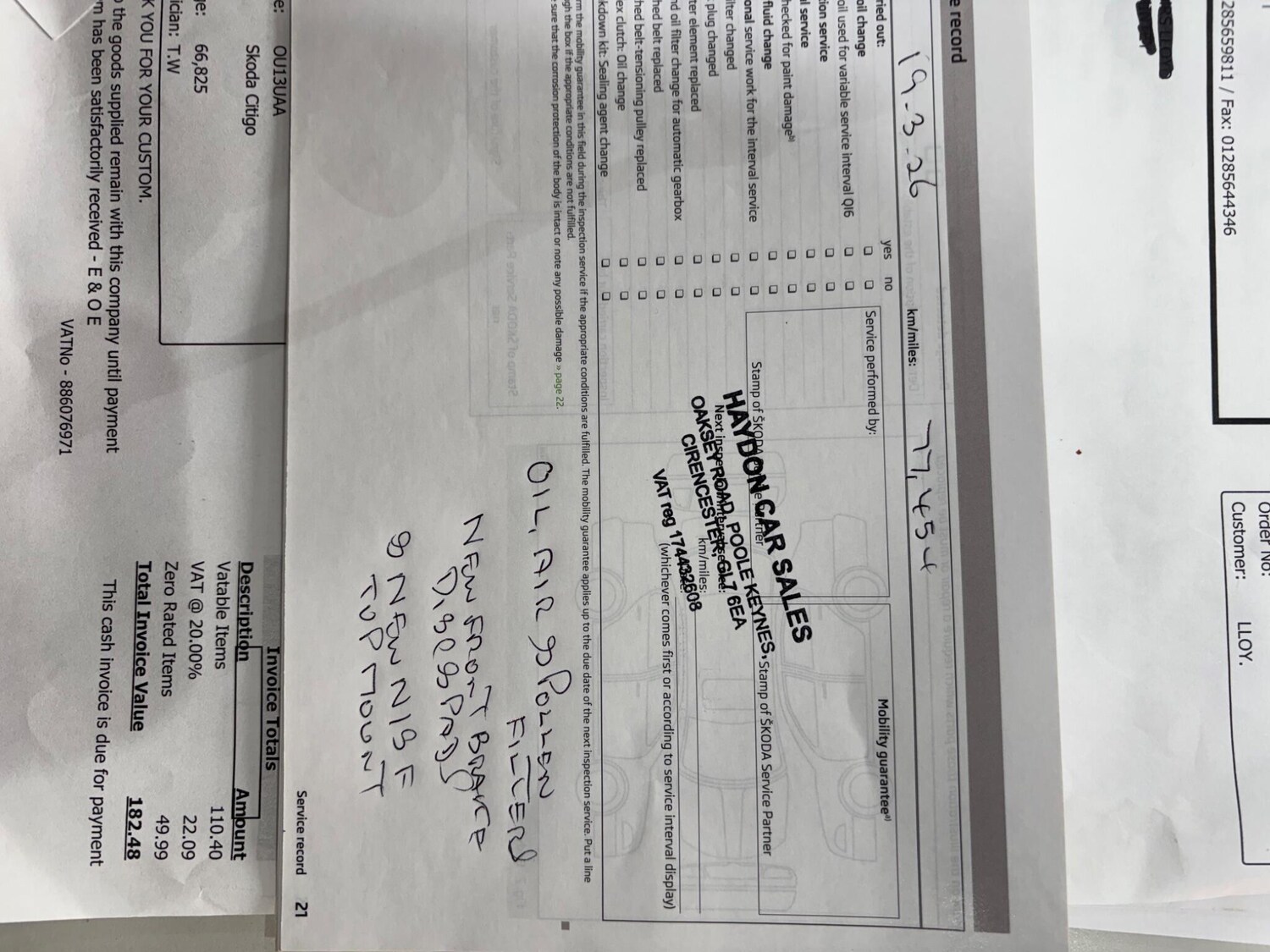 Used Skoda Citigo for sale - 77957911: Photo 12