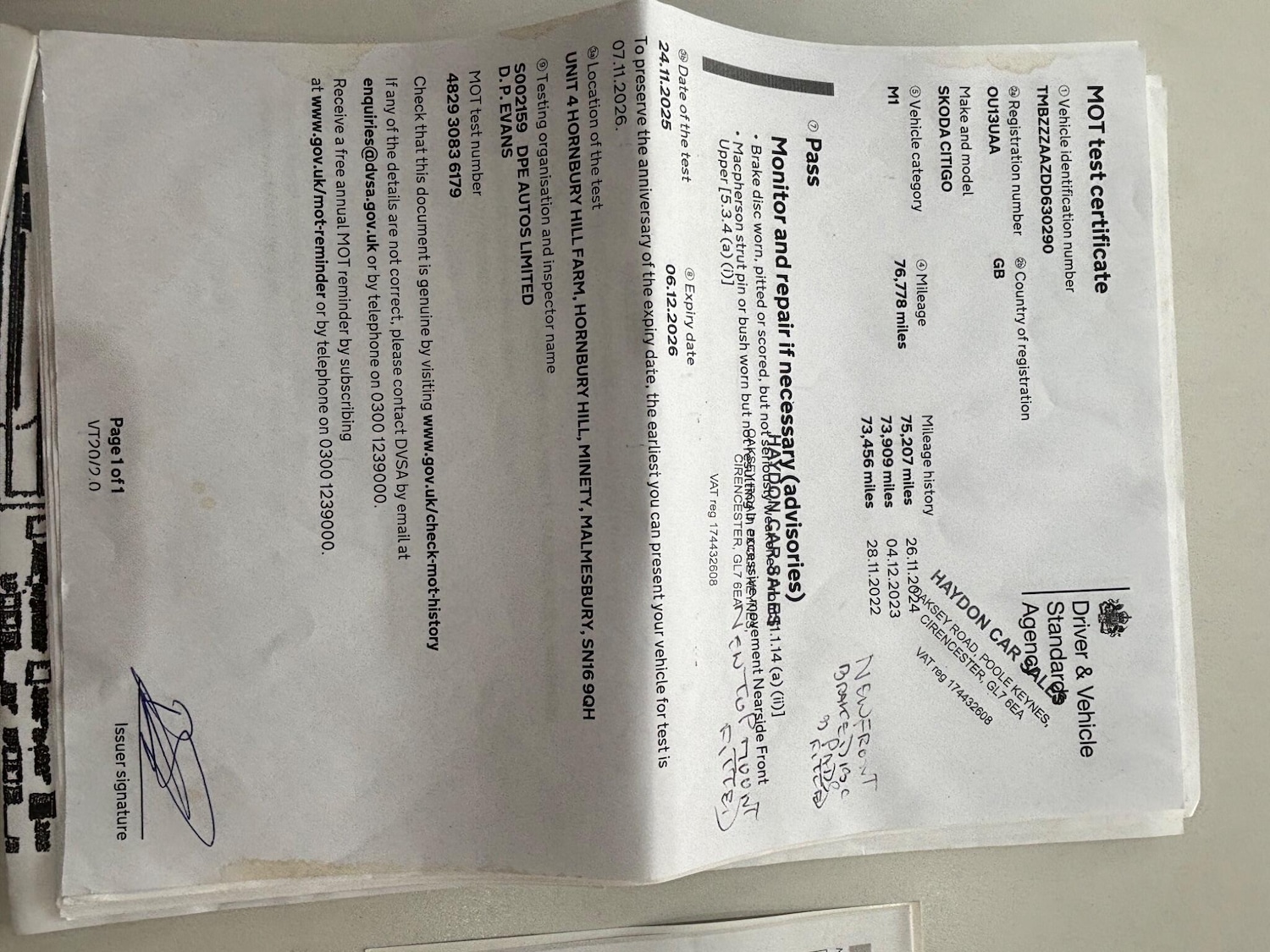 Used Skoda Citigo for sale - 77957911: Photo 2