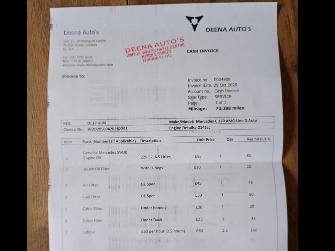 Used Mercedes-Benz C Class 2017 for sale - 76553799: Photo 13