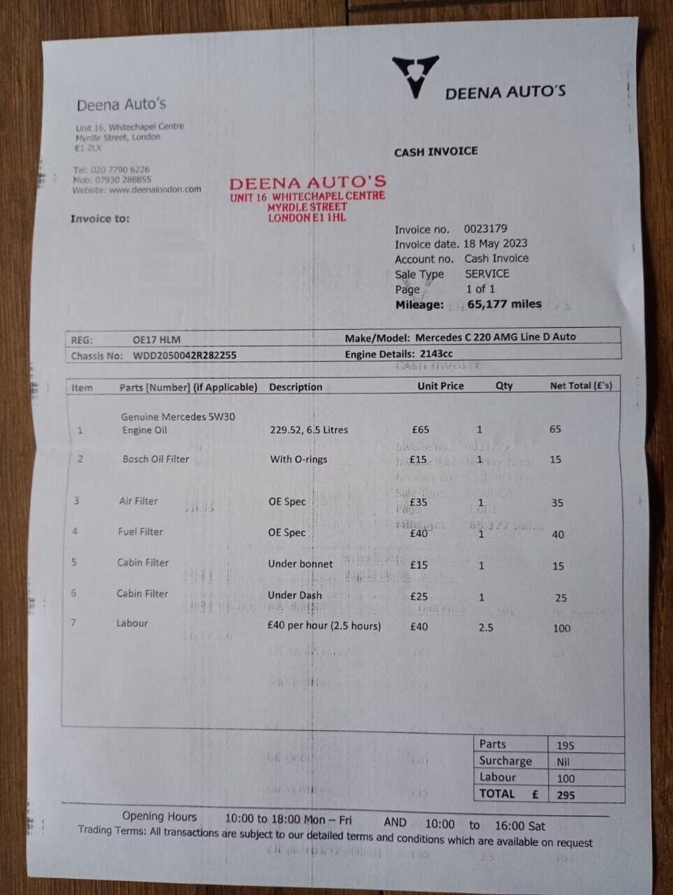 Used Mercedes-Benz C Class 2017 for sale - 76553799: Photo 18