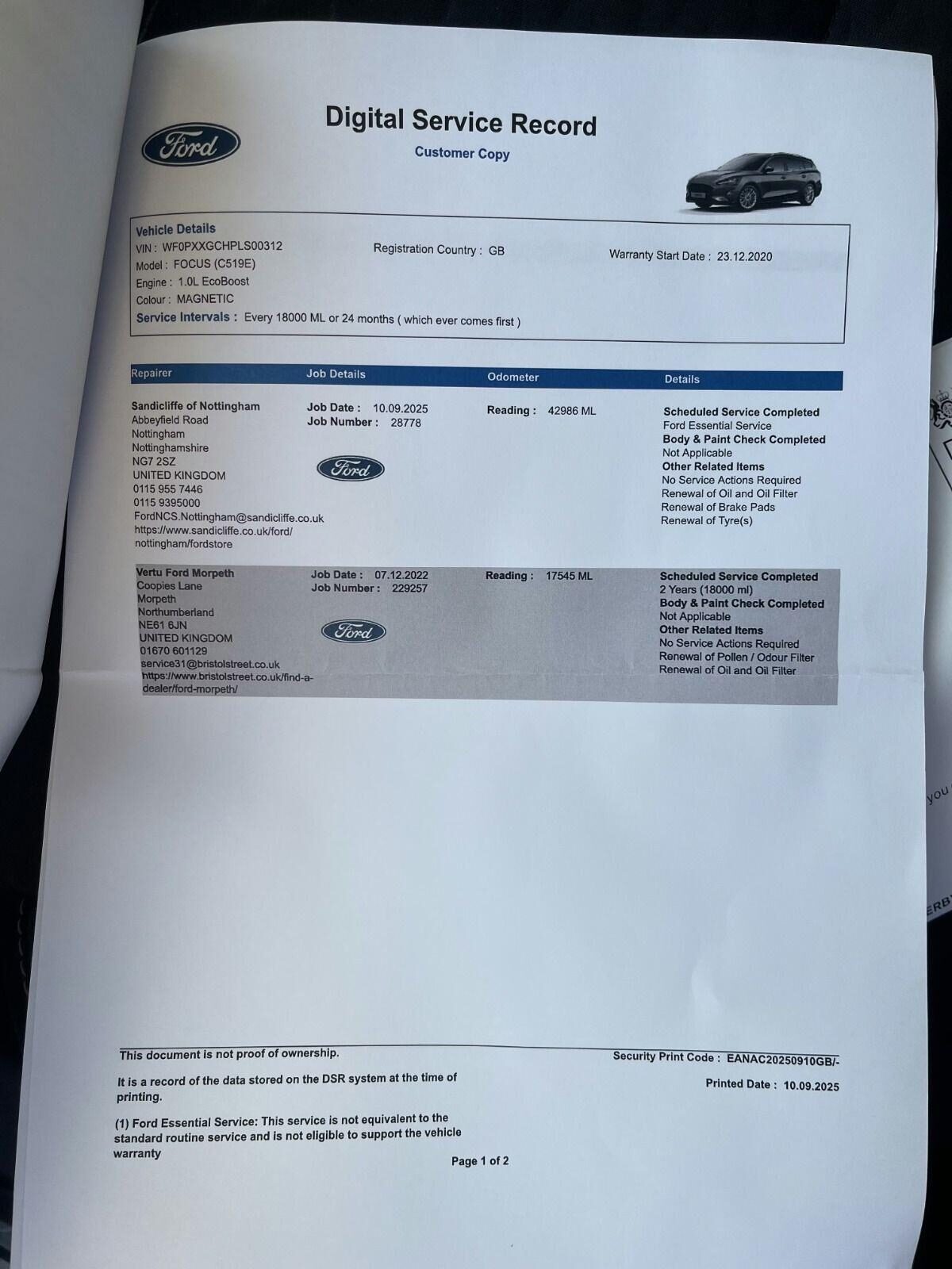 Used Ford Focus 2020 for sale - 77935823: Photo 8