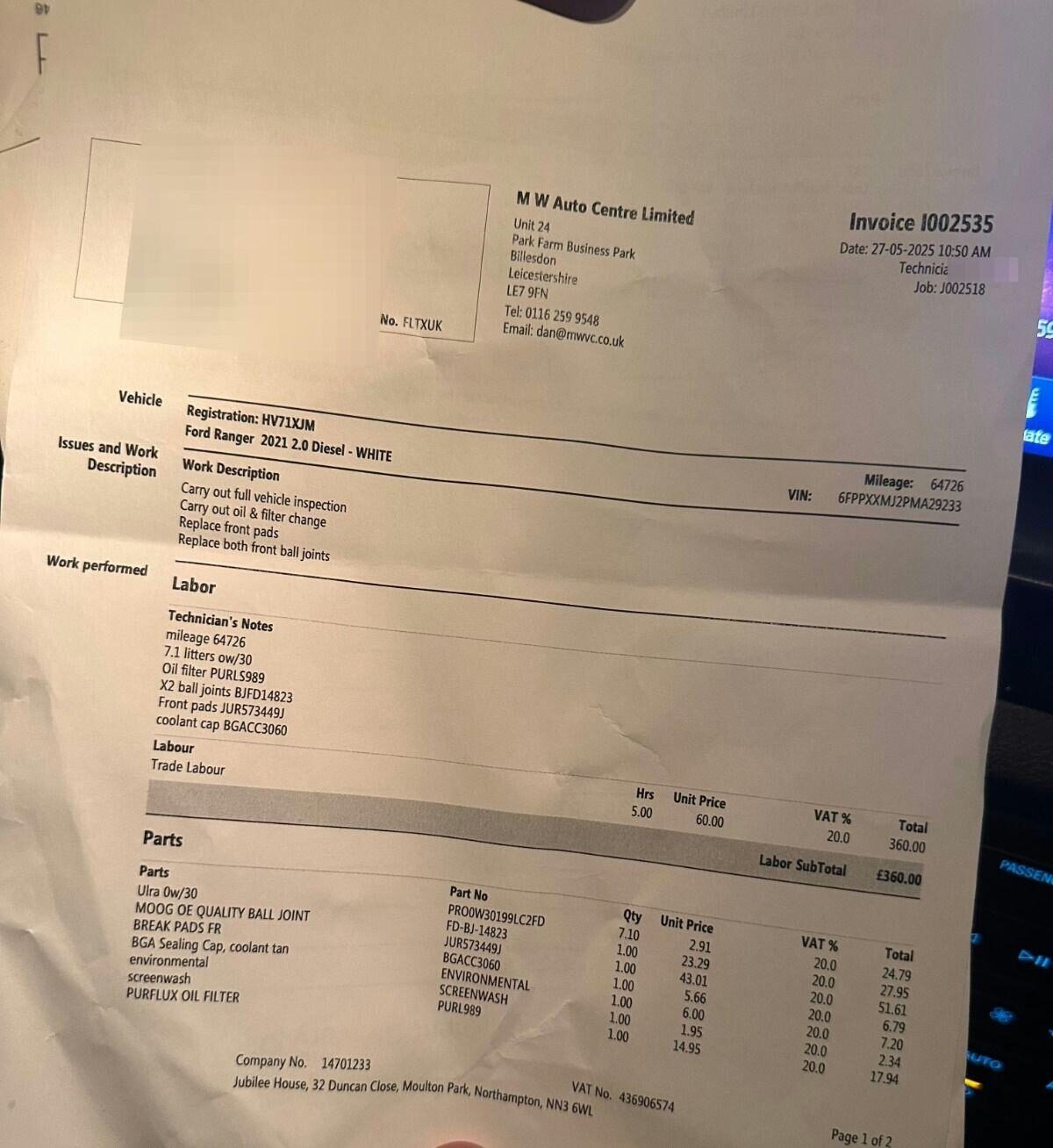 Used Ford Ranger 2021 for sale - 76968494: Photo 13