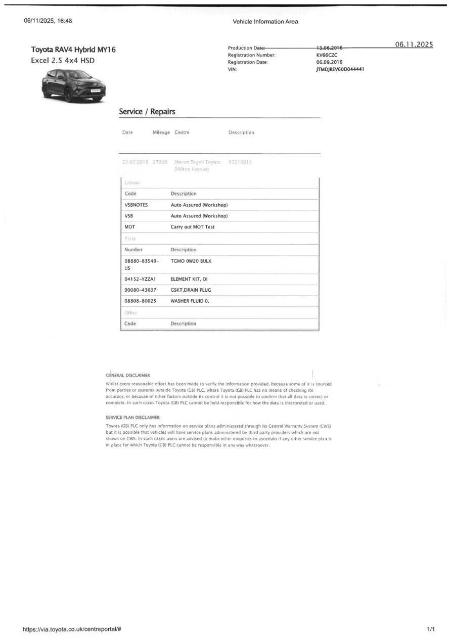 Used Toyota RAV4 2016 for sale - 77719106: Photo 33