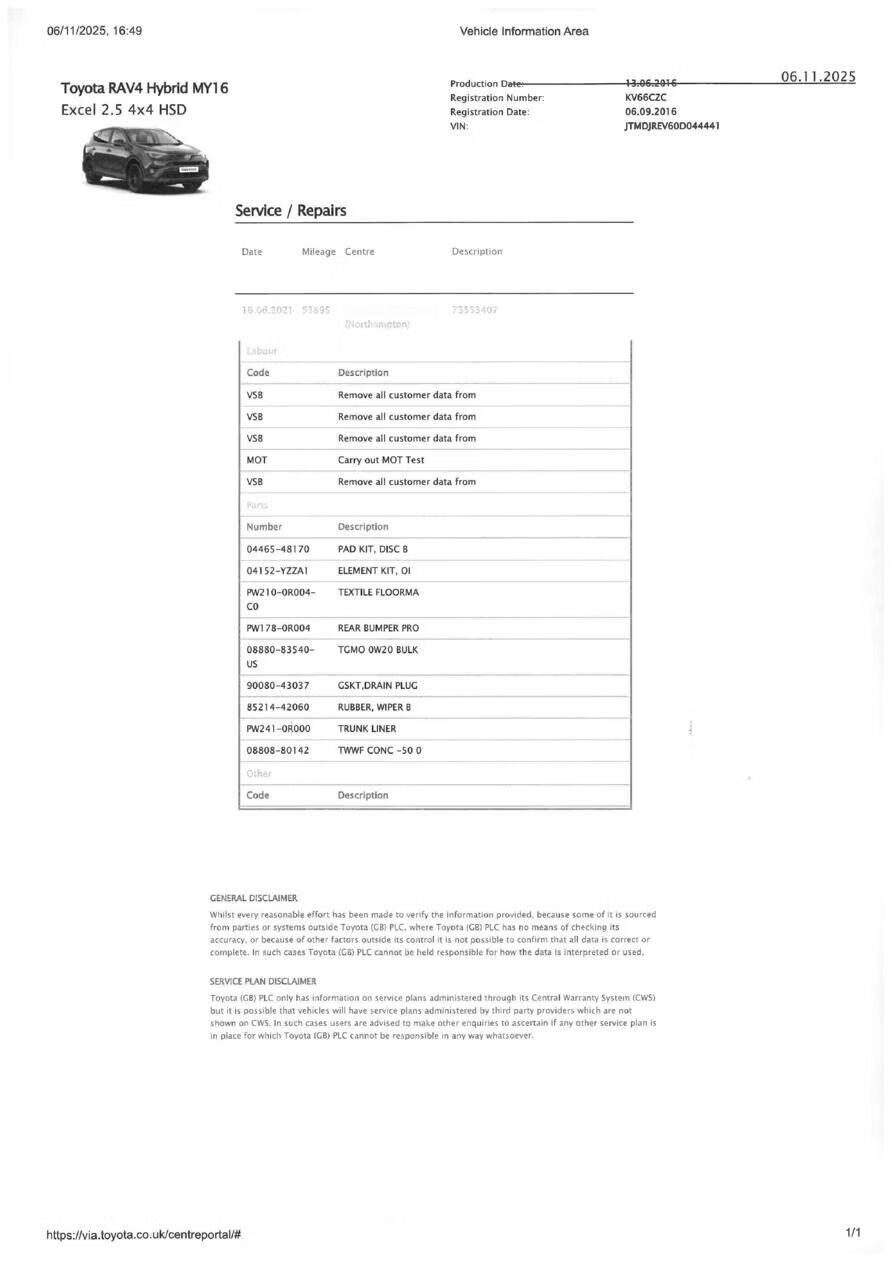 Used Toyota RAV4 2016 for sale - 77719106: Photo 36