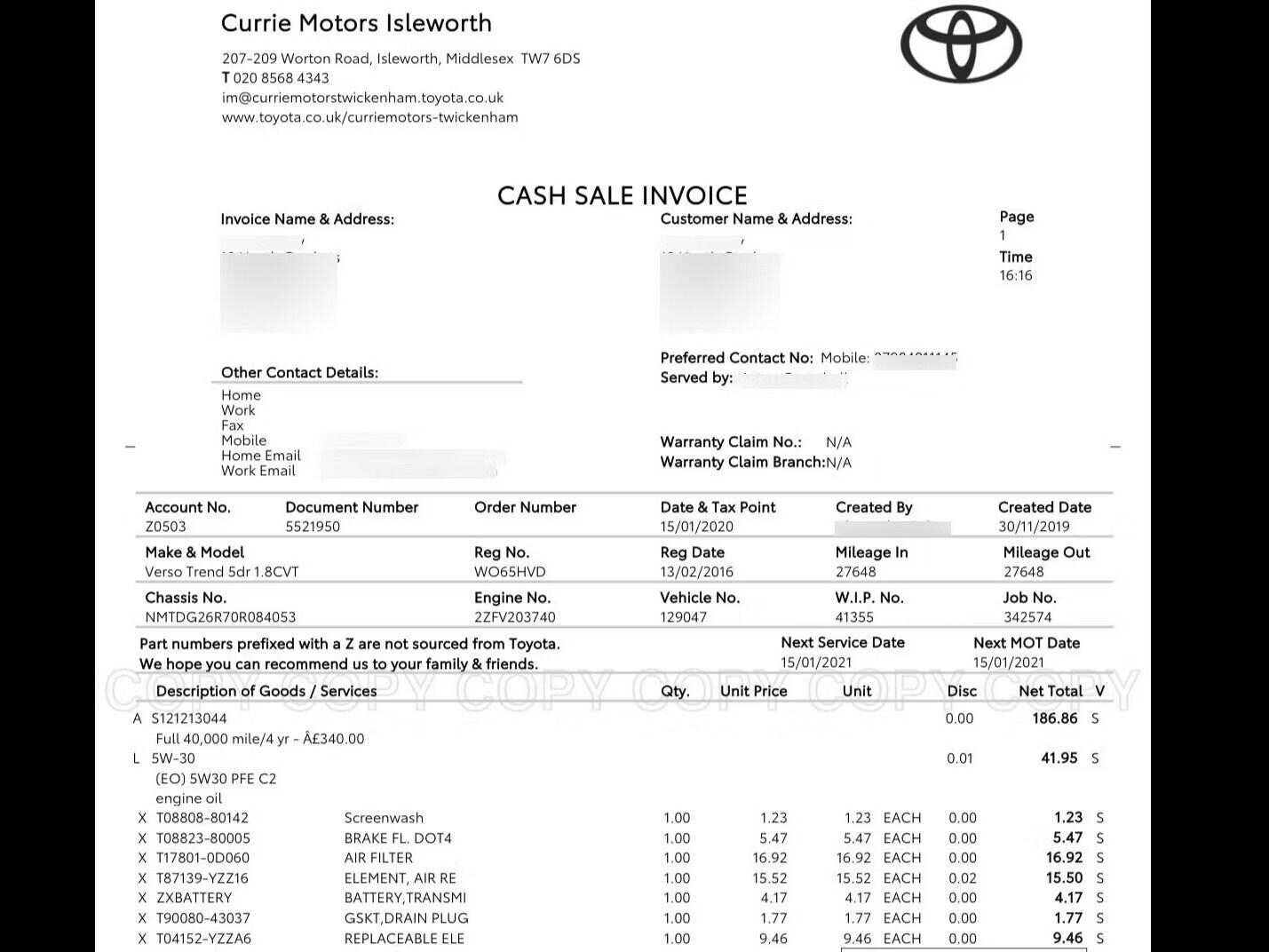 Used Toyota Verso 2016 for sale - 78121704: Photo 32