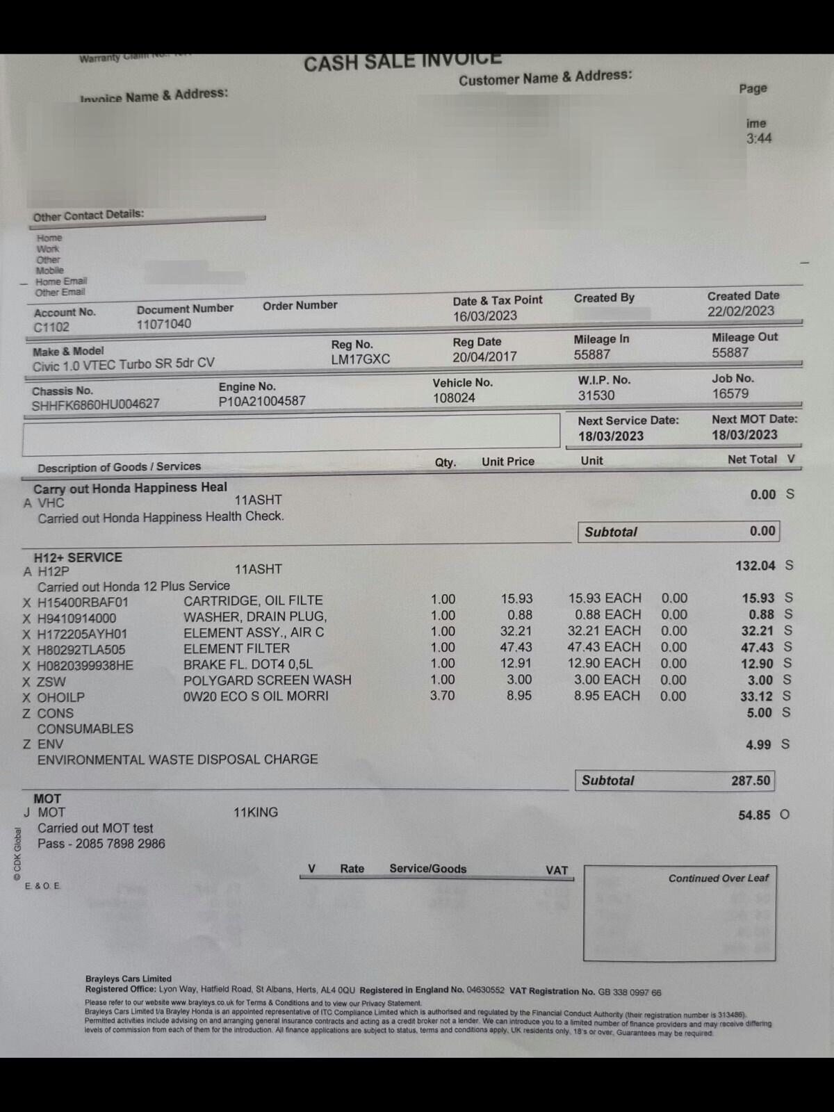 Used Honda Civic 2017 for sale - 77636590: Photo 10