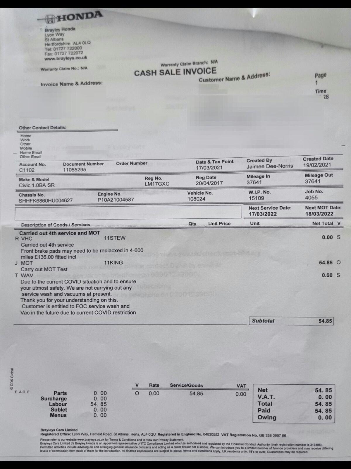 Used Honda Civic 2017 for sale - 77636590: Photo 11