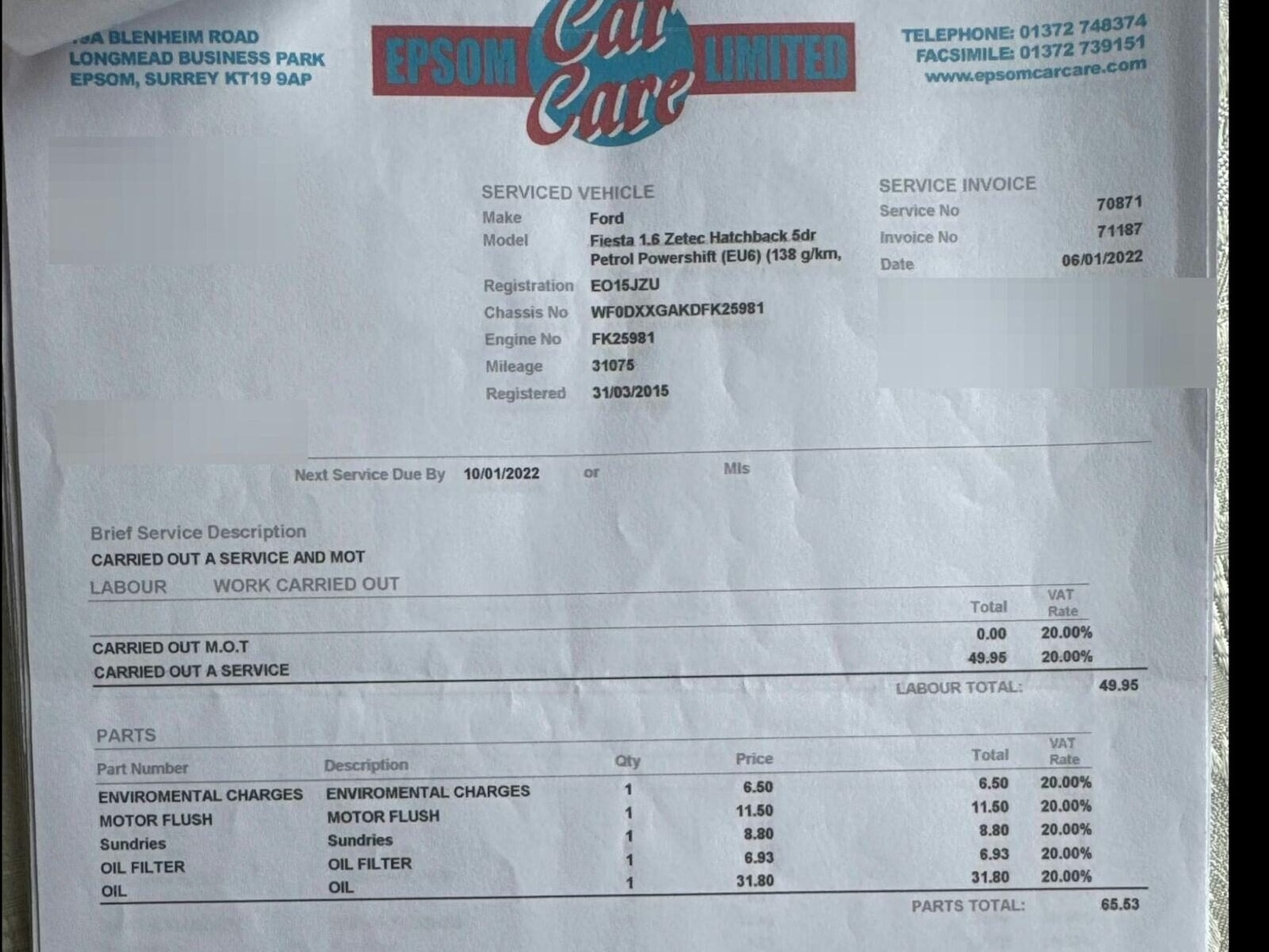 Used Ford Fiesta 2015 for sale - 77340674: Photo 10