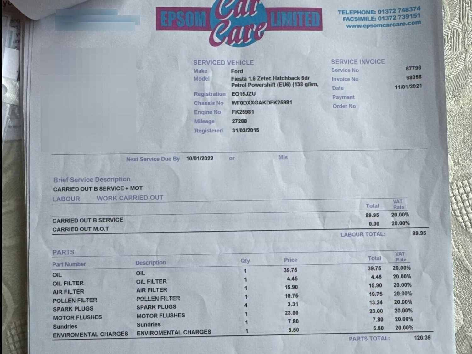 Used Ford Fiesta 2015 for sale - 77340674: Photo 11