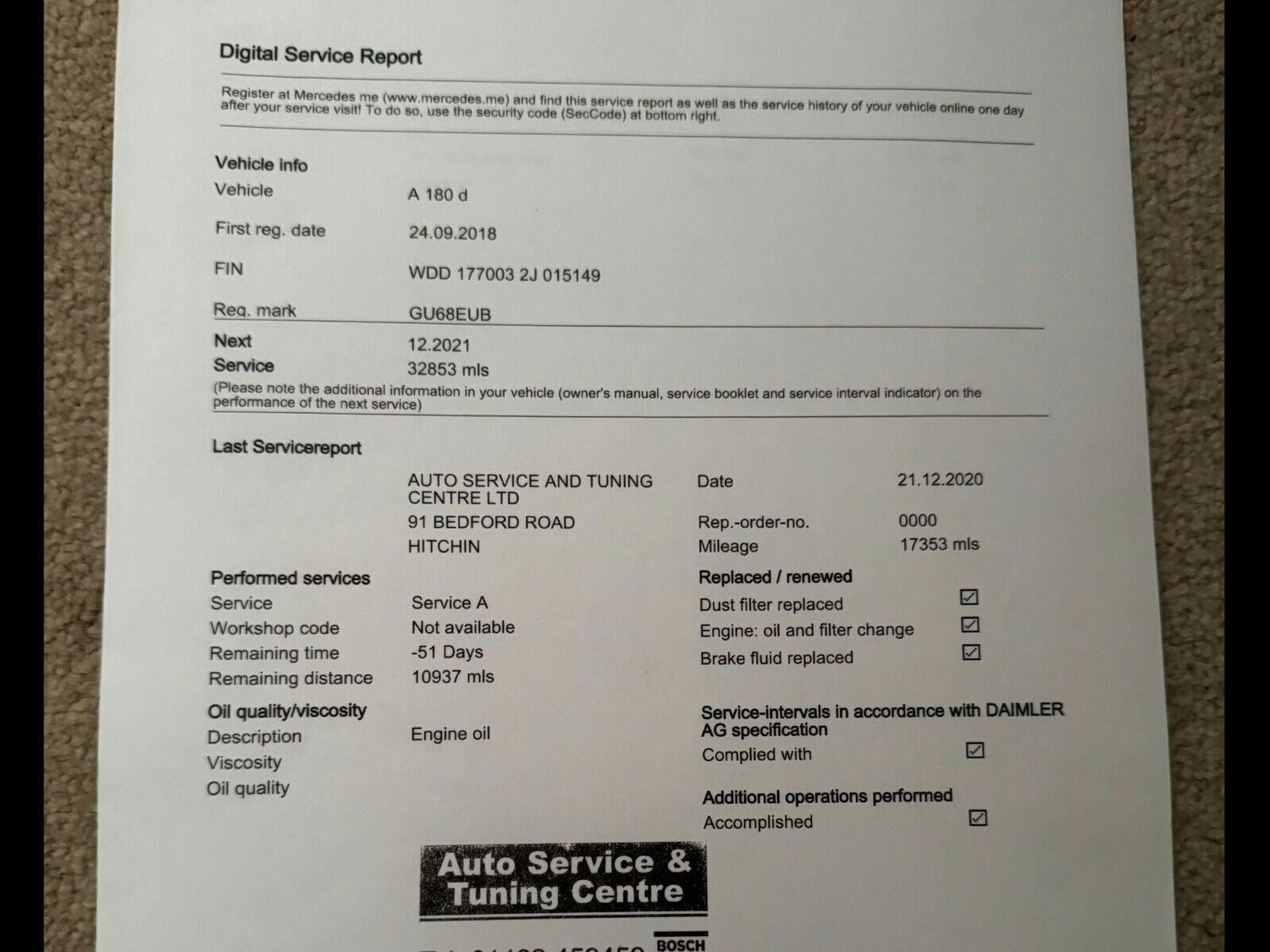 Used Mercedes-Benz A-Class 2018 for sale - 78121719: Photo 12