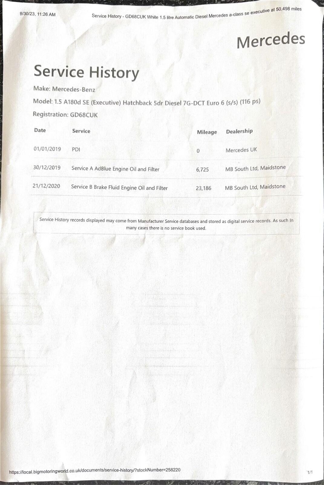 Used Mercedes-Benz A-Class 2019 for sale - 77323524: Photo 10